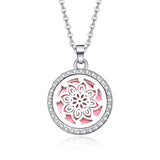 10 styles Aroma locket Necklace Magnetic Stainless Steel Aromatherapy Essential Oil Diffuser Perfume  Locket Pendant Jewelry