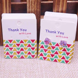 100Pcs Jewelry Display Card Earring 4x5cm earring card Hang Tag card DIY jewelry stud earring package cards