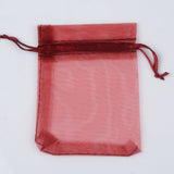 100pcs 24 Colors Jewelry Bag 5*7 7*9  9*12  10*15cm Wedding Gift Organza bag Jewelry Packaging Display & Jewelry Pouches