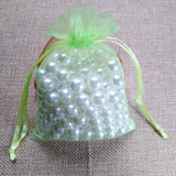 100pcs/lot 10x15 11x16 13x18 15x20cm Drawable Organza bag Wedding Christmas Gift Bags Jewelry Packaging Organza bags & Pouches