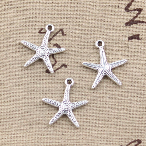 10pcs Charms starfish 20x18mm Antique Making pendant fit,Vintage Tibetan Silver,DIY Handmade Jewelry
