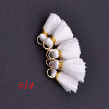 10pcs/lot 2cm Mini cotton Tassels Small Tassels for boho jewelry making Supplies bracelet necklace Findings&Components material