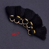 10pcs/lot 2cm Mini cotton Tassels Small Tassels for boho jewelry making Supplies bracelet necklace Findings&Components material