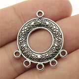 10pcs/lot Charms Earring Connector Antique Silver Color Earring Connector Charms Earring Connector Charms For Jewelry Making