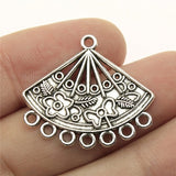 10pcs/lot Charms Earring Connector Antique Silver Color Earring Connector Charms Earring Connector Charms For Jewelry Making