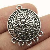 10pcs/lot Earring Connector Charms Antique Silver Color Earring Charms Connector For Jewelry Making