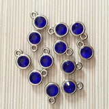 12pcs/lot mixed Birthstone charms 11mm Acrylic for Diy Personalized Necklace and Bracelet Free shipping