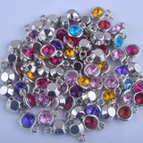 12pcs/lot mixed Birthstone charms 11mm Acrylic for Diy Personalized Necklace and Bracelet Free shipping
