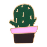 14Styles Potted Plant Rainbow Enamel Pins Custom Cactus Cat Brooches Backpack Shirt Lapel Pin Badge Fashion Cartoon Jewelry Kids