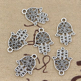 15pcs Charms hamsa palm protection 20x15mm Antique Making pendant fit,Vintage Tibetan Silver Bronze,DIY Handmade Jewelry