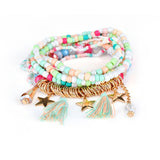 16 Design 2019 Bohemian Ethnic Multilayer Vintage New Beads Bracelets Boho Statement Tassel Pearl Charms Wrap Bracelet Bangles