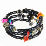 16 Design 2019 Bohemian Ethnic Multilayer Vintage New Beads Bracelets Boho Statement Tassel Pearl Charms Wrap Bracelet Bangles