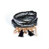 16 Design 2019 Bohemian Ethnic Multilayer Vintage New Beads Bracelets Boho Statement Tassel Pearl Charms Wrap Bracelet Bangles