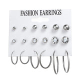17KM Tassel Acrylic Earrings For Women Bohemian Earrings Set Big Geometric Drop Earring 2019 Brincos Female DIY Fashion Jewelry