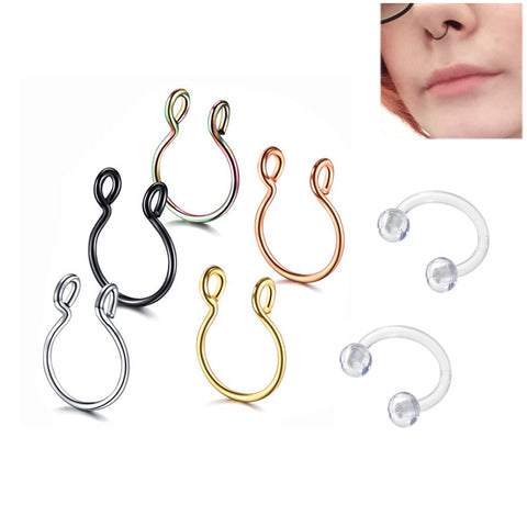 Nose Rings BioFlex Piercing Jewelry