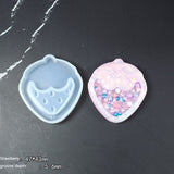 1pc Strawberry Shaker Silicone Molds Jewelry Mold Star Bear Key Chain Charm Jewelry Craft Tool