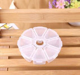 1pcs Plastic 6/815 Storage boxes Slots Adjustable packaging transparent Tool Case Craft Organizer box jewelry accessories