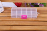 1pcs Plastic 6/815 Storage boxes Slots Adjustable packaging transparent Tool Case Craft Organizer box jewelry accessories