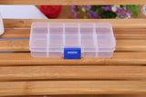 1pcs Plastic 6/815 Storage boxes Slots Adjustable packaging transparent Tool Case Craft Organizer box jewelry accessories