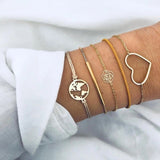 2019 Bohemian Bracelets & Bangles Set Vintage Bead Boho Charm Bracelet For Women Jewelry Accessories Pulseras Mujer Bijoux Femme