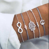 2019 Bohemian Bracelets & Bangles Set Vintage Bead Boho Charm Bracelet For Women Jewelry Accessories Pulseras Mujer Bijoux Femme