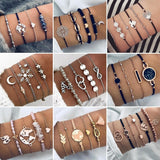 2019 Bohemian Bracelets & Bangles Set Vintage Bead Boho Charm Bracelet For Women Jewelry Accessories Pulseras Mujer Bijoux Femme