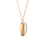 2019 Boho Conch Shell Necklace Shell Gold Shell Chain Necklace Women Seashell Choker Necklace Pendants Jewelry Bohemian Female