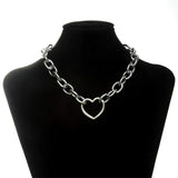 2019 Gothic Chunky chain Choker Necklace Punk rock Statement Necklace Women goth Jewelry Vintage collier femme fashion jewelry