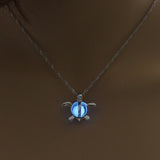 2019 Moon Glowing Necklace Gem Charm Jewelry Silver Plated Women Halloween Pendant Hollow Luminous Stone Pendant Necklace Gifts