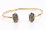 Quartze Resin Druzy Bangles