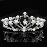 2019 Women Princess Crown Headband Crystal Rhinestone Tiara And Crowns Hair Band Jewelry Silver Bridal Hair Accessories Wedding