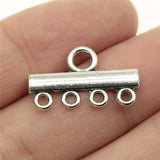 20pcs/lot Antique Silver Color Earrings Connection Charms Jewelry Diy Earrings Connector Charms For Earring Making
