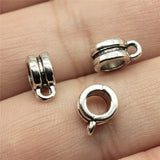 20pcs/lot Bails Beads Connector Charms Jewelry Findings Diy Bails Beads Charms Connector Wholesale Antique Silver Color
