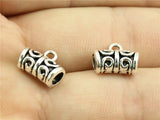 20pcs/lot Charms Connector Bails Beads Antique Silver Color Bails Beads Charms Jewelry Findings Diy Bails Beads Connector