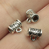 20pcs/lot Charms Connector Bails Beads Antique Silver Color Bails Beads Charms Jewelry Findings Diy Bails Beads Connector