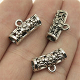 20pcs/lot Charms Connector Bails Beads Antique Silver Color Bails Beads Charms Jewelry Findings Diy Bails Beads Connector