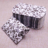 24pcs/1lot Wholesale Pillow Shape Jewelry&necklace&Earring DIsplay Box original designs flower pattern Gift box 20X55X80mm