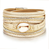 26 Design Vintage Multiple Layer Leather Bracelet For Women Men New Bead Pearl Charms Wrap Bracelets 2019 Femme Fashion Jewelry