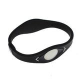 2pcs/set Charm Designer Power Energy Bracelet Bangles For Women Men Sport Wristbands Balance Ion Magnetic Therapy Silicone