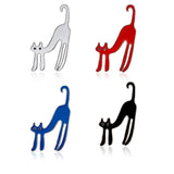 3-9 Pcs/Set Cartoon Enamel Animal Brooch Cat Kitten Dog Hippo Button Pins Shirt Jacket Lapel Pin Collar Badge Jewelry
