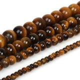 4 6 8 10mm Natural Stone Beads Matte Lava Tiger Eye Red Black Onxy  Loose Stone Beads For Jewelry Making DIY Bracelet Necklace