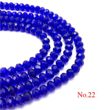 4mm/ 6mm/8mm Crystal Rondel Beads Wheel Faceted Glass Beads for Jewelry Making Diy Jewelry Accessories Jewelry Findings