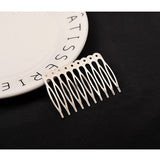 5/10 Teeth Metal Hair Comb Bronze Tone Hair Clips Claw Hairpins DIY Jewelry Findings & Components Wedding Hair Supplies HK107