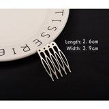 5/10 Teeth Metal Hair Comb Bronze Tone Hair Clips Claw Hairpins DIY Jewelry Findings & Components Wedding Hair Supplies HK107