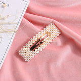 5 PCS / Set Korea Metal Full Pearl Hair Pins Women Hair Clip Pin Barrette Headwear Hairpins Jewelry Accessories Hair Ornament