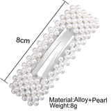 5 PCS / Set Korea Metal Full Pearl Hair Pins Women Hair Clip Pin Barrette Headwear Hairpins Jewelry Accessories Hair Ornament