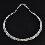 5 styles Rhinestone Choker Necklaces Torques Collar Women Statement Jewelry