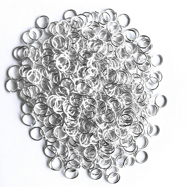 500pcs Sterling Silver Open Jump Ring Silver Components DIY Jewelry 925 silver findings opening rings jewelry making supplies