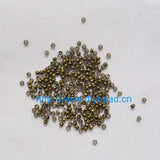 500pcs/lot jewelry findings and components 2MM Ball Plunger metal Accessory Smooth Ball Crimps Beads