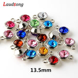 50Pcs Rose Gold Acrylic Beads Drill Charm Pendants For Jewelry Making Bracelet necklace Accessories Findings